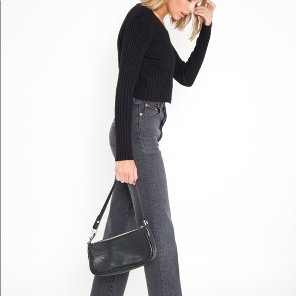 Style Addict Ribbed Black Cardi in S/M - Picture 4 of 4